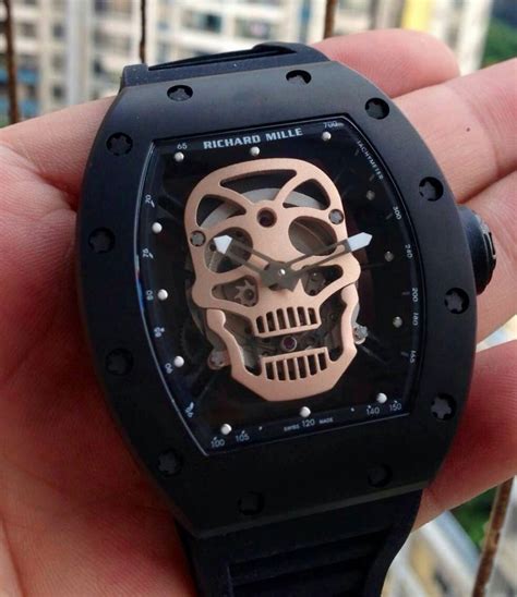 richard mille rm 52 replica|richard mille skull watch.